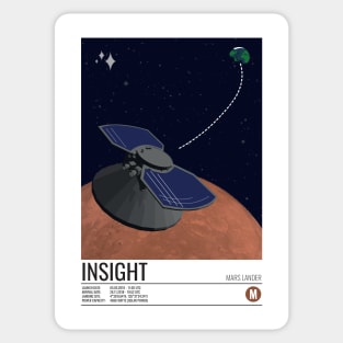 Mars Insight Lander Sticker